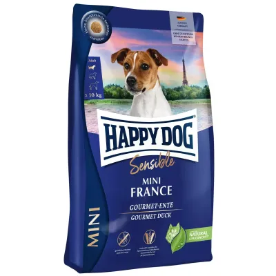 Сухой корм для собак мелких пород Happy Dog Sensible Mini France с уткой 4 kg (61242)
