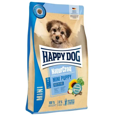 Сухой корм для щенков маленьких пород Happy Dog Natur Croq Mini Puppy 4 кг Сухой корм для щенков маленьких пород Happy Dog Natur Croq Mini Puppy 4 кг