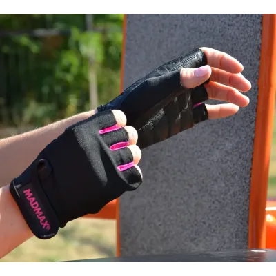 Рукавички для фітнесу MadMax MFG-251 Rainbow XS Pink Рукавички для фітнесу MadMax MFG-251 Rainbow XS Pink