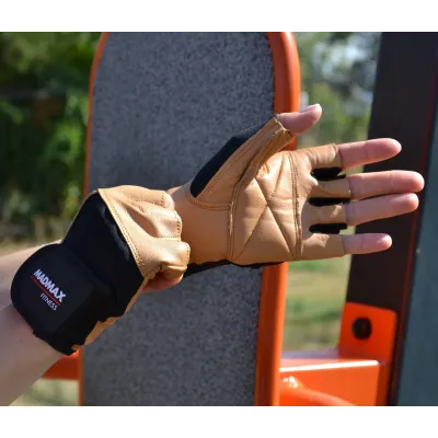 Перчатки для фитнеса MadMax MFG-444 Fitness XL Brown Перчатки для фитнеса MadMax MFG-444 Fitness XL Brown