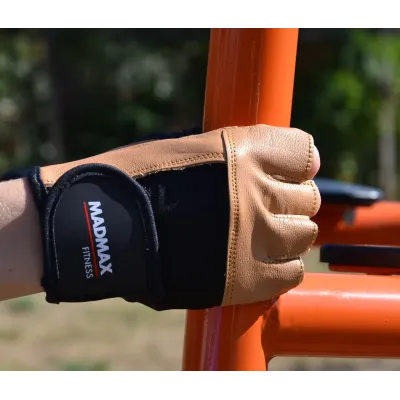 Рукавички для фітнесу MadMax MFG-444 Fitness S Brown Рукавички для фітнесу MadMax MFG-444 Fitness S Brown