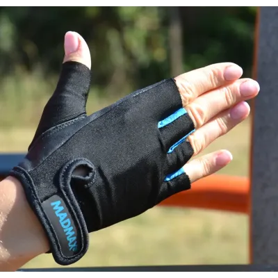 Перчатки для фитнеса MadMax MFG-251 Rainbow XS Turquoise Перчатки для фитнеса MadMax MFG-251 Rainbow XS Turquoise