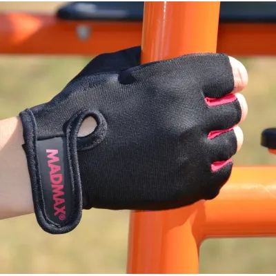 Рукавички для фітнесу MadMax MFG-251 Rainbow XS Rubine Red Рукавички для фітнесу MadMax MFG-251 Rainbow XS Rubine Red