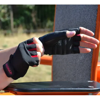 Рукавички для фітнесу MadMax MFG-251 Rainbow XS Rubine Red Рукавички для фітнесу MadMax MFG-251 Rainbow XS Rubine Red