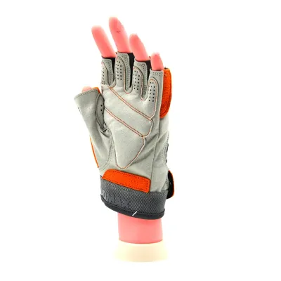 Рукавички для фітнесу MadMax MFG-850 Crazy L Grey/Orange