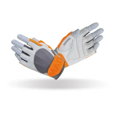 Рукавички для фітнесу MadMax MFG-850 Crazy L Grey/Orange