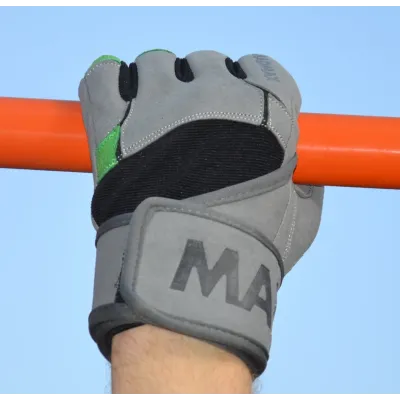 Перчатки для фитнеса MadMax MFG-860 Wild XL Grey/Green Перчатки для фитнеса MadMax MFG-860 Wild XL Grey/Green
