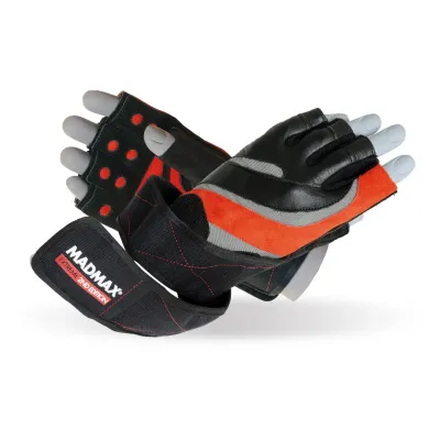 Перчатки для фитнеса MadMax MFG-568 Extreme 2nd edition L Black/Red