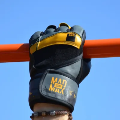 Перчатки для фитнеса MadMax MFG-880 Signature M Black/Grey/Yellow