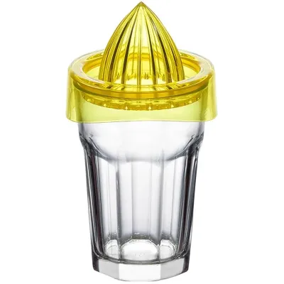 Стакан-фрешница ZestGlass 415 мл из закаленного стекла с насадкой для фреш blue DP83520 Pasabahce