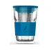 Заварник-стакан с силиконовой защитой и ситечком ZestGlass 415 мл blue DP83527 Pasabahce