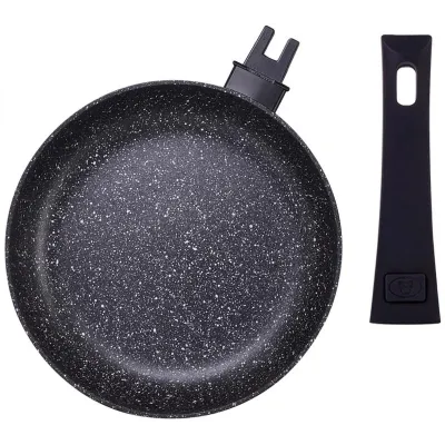 Индукционная сковородка со съемной ручкой диаметр 28 см DP86224 Fissman