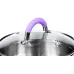 Кастрюля на 4.7л из нержавеющей стали Annette с крышкой-дуршлагом DP86336 Fissman