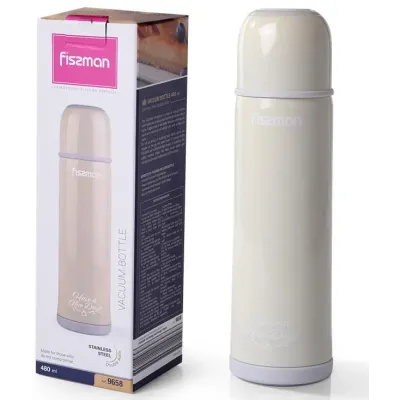 Термос из нержавеющей стали Fissman Ayge Milk 480 мл Бежевый (DP86494)