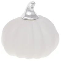 Декоративна фігурка Pumpkin білий мат зі сріблом DP87197 BonaDi