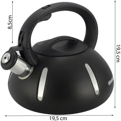 Чайник 2л из нержавеющей стали со свистком DP97187 Ofenbach