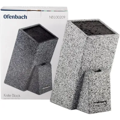 Подставка 11х11х26см для кухонных ножей с секцией для ножниц DP97212 Ofenbach Подставка 11х11х26см для кухонных ножей с секцией для ножниц DP97212 Ofenbach