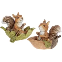 Декоративные фигурки Squirrels 2 шт 15х9х11см DP97726 BonaDi