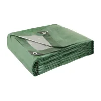 Тент двусторонний MASTERTOOL 6х10 м 130 г/м² Khaki silver (89-1610) Тент двусторонний MASTERTOOL 6х10 м 130 г/м² Khaki silver (89-1610)