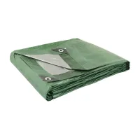 Тент двусторонний MASTERTOOL 3х5 м 130 г/м² Khaki and silverо (89-1305) Тент двусторонний MASTERTOOL 3х5 м 130 г/м² Khaki and silverо (89-1305)
