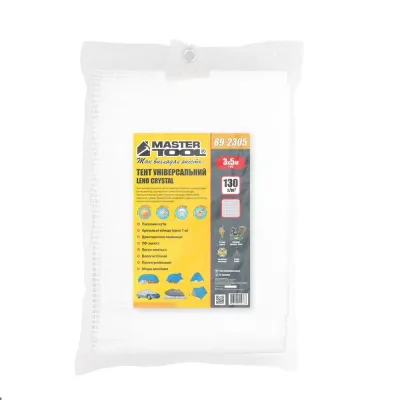 Тент MASTERTOOL LENO CRYSTAL 3х5 м 130 г/м² White (89-2305) Тент MASTERTOOL LENO CRYSTAL 3х5 м 130 г/м² White (89-2305)