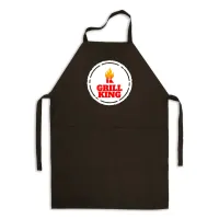 Фартух кухонний з принтом Кавун Grill King 68 см Чорний