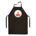 Фартух кухонний з принтом Кавун Grill King 68 см Чорний