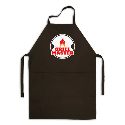 Фартух кухонний з принтом Кавун Grill Master 68 см Чорний