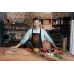 Фартук кухонный с принтом Кавун Кухонный маньяк Kitchen Maniac 68 см Черный Фартук кухонный с принтом Кавун Кухонный маньяк Kitchen Maniac 68 см Черный