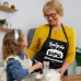 Фартук кухонный с принтом Кавун Бабушкин борщ самый вкусный 68 см Черный