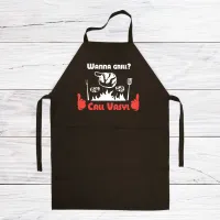 Фартук с принтом Кавун Wanna grill 68 см Черный Фартук с принтом Кавун Wanna grill 68 см Черный