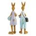 Набор двух декоративных статуэток Easter Bunnies 29х9х7 см Lefard AL219028