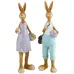 Набор двух декоративных статуэток Easter Bunnies 29х9х7 см Lefard AL219028
