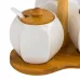 Принадлежности для специй White tomatoes на подставке AL219033 Lefard Принадлежности для специй White tomatoes на подставке AL219033 Lefard