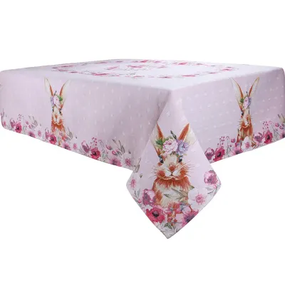 Кухонная скатерть Lefard 140х260 см Pink bunny and flowers (AL219109 ) Кухонная скатерть Lefard 140х260 см Pink bunny and flowers (AL219109 )
