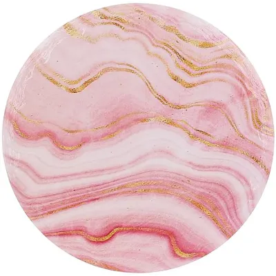 Подставка керамическая для горячей посуды Golden Pink Marble d=16см DP219192 BonaDi