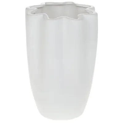 Ваза интерьерная Фиори фарфоровая диаметр 12х17см white DP219221 BonaDi