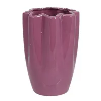 Ваза интерьерная Фиори фарфоровая диаметр 12х17см dark pink DP219227 BonaDi Ваза интерьерная Фиори фарфоровая диаметр 12х17см dark pink DP219227 BonaDi