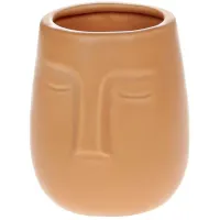 Ваза интерьерная Лицо фарфоровая диаметр 8,6х10см terracotta BonaDi DP219235 Ваза интерьерная Лицо фарфоровая диаметр 8,6х10см terracotta BonaDi DP219235