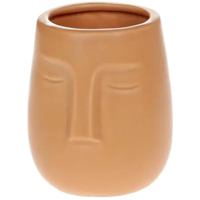 Ваза интерьерная Лицо фарфоровая диаметр 8,6х10см terracotta BonaDi DP219235