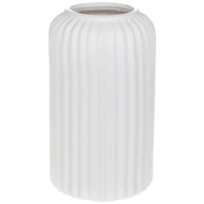 Ваза интерьерная Уника фарфоровая диаметр 11x20см white BonaDi DP219239