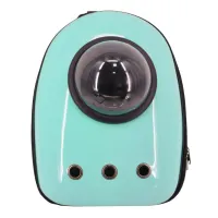 Рюкзак для переноски домашних питомцев CosmoPet CP-11 с иллюминатором Mint (3_03883) Рюкзак для переноски домашних питомцев CosmoPet CP-11 с иллюминатором Mint (3_03883)