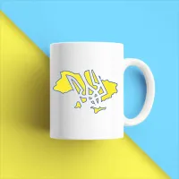 Чашка біла кухоль з принтом 