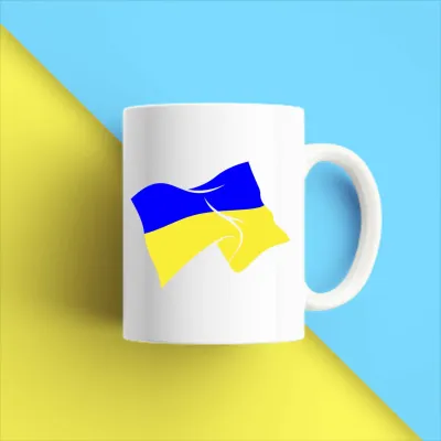 Кружка чашка белая с принтом 
