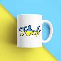 Чашка біла кухоль з принтом 