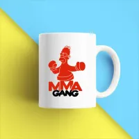 Чашка біла кухоль з принтом 
