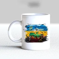 Кружка чашка белая с принтом 