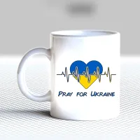 Чашка біла кухоль з принтом Чашка біла кухоль з принтом