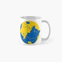 Кружка чашка белая с принтом 