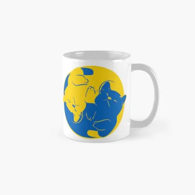 Кружка чашка белая с принтом 